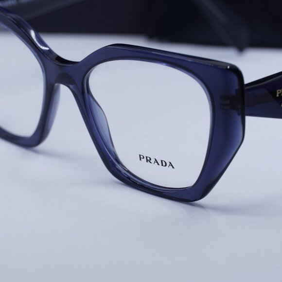 Final Price! Prada PR18WV 08Q1O1 52mm Blue Eyeglasses - Picture 5 of 10